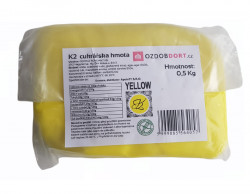Potahovací hmota K2 na dorty 0,5kg žlutá - K2