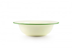 Smaltovaná mísa se zeleným okrajem 32cm 3,6l - Ibili