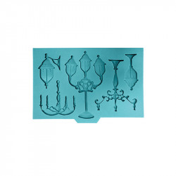 Silikonová formička lampy 13,5x9,5cm - Cakesicq