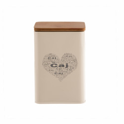 Dóza na čaj srdce 9,5 x 9,5 x 14 cm - Orion