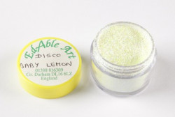 Třpyt dekorační disco Baby Lemon - Edable Art