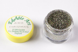 Třpyt dekorační disco Christmas - Edable Art