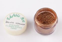 Prachová barva Bronze Spangle - Edable Art