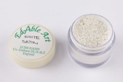Prachová barva White Satin - Edable Art