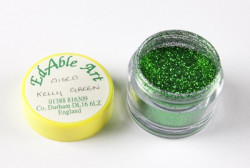 Třpyt dekorační disco Kelly Green - Edable Art