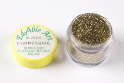 Třpyt dekorační disco Champagne - Edable Art
