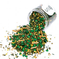 Cukrové zdobení 90g vánoční strom zelené - Super Streusel