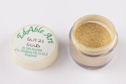 Prachová barva gold spangle - Edable Art