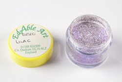 Třpyt dekorační disco Lilac - Edable Art