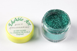 Třpyt dekorační disco Aquamarine - Edable Art