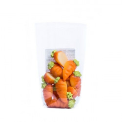 Marcipánová figurka mrkvičky 3,5x2 cm, 60g - Frischmann vyškov