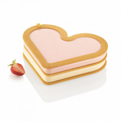 Silikonová forma srdce - Silikomart