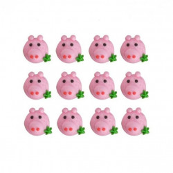 Cukrová dekorace prasátka 12ks - Fagos