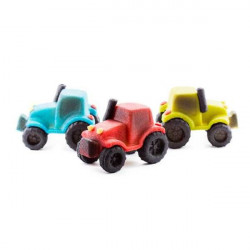 Marcipánová figurka traktor zelený 4,5x7 cm, 65g - Frischmann vyškov