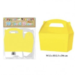 Krabička na cukroví - žlutá 12 x 12,5 x 6 cm - Scrumptious