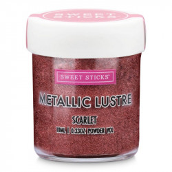 Prachová barva metalická Scarlet 10ml - Sweet Sticks