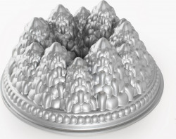 NW Forma na bábovku Les 9 cup stříbrná