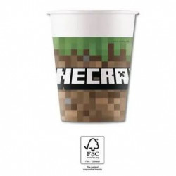 Papírové kelímky minecraft, 8ks - Procos