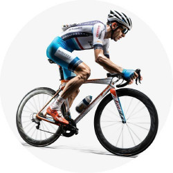 Jedlý papír cyklista 19,5cm - PICTURE