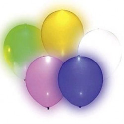 Latexový LED balonky, 5 ks - tib