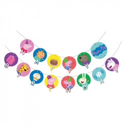 Girlanda prasátko Pepa 140cm - tib