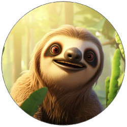 Jedlý papír lenochod 19,5cm