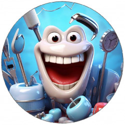 Jedlý papír veselý zub 19,5cm