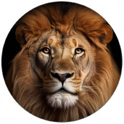 Jedlý papír lev 19,5cm