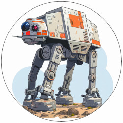 Jedlý papír Star wars AT-AT Walker 19,5 cm