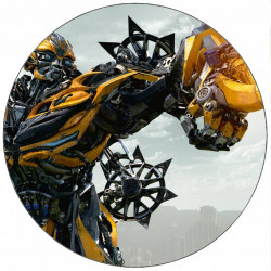 Jedlý papír Transformers v akci 19,5 cm