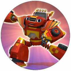 Jedlý papír Plamínek robot AJ 19,5 cm