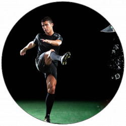 Jedlý papír Cristiano Ronaldo výkop 19,5 cm