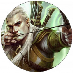 Jedlý papír Pán prstenů Legolas ilustrace 19,5 cm