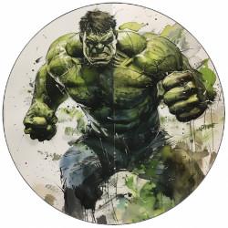 Jedlý papír běžící Hulk 19,5 cm