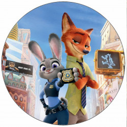 Jedlý papír Judy a Nick ze Zootropolis 19,5 cm