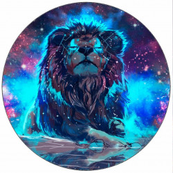 Jedlý papír barevná animace řvoucí lev 19,5 cm