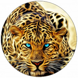 Jedlý papír ležící jaguár 19,5 cm