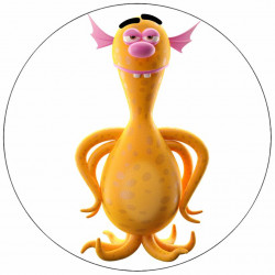 Jedlý papír příšerka rozteklá 19,5 cm