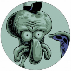 Jedlý papír Spongebob Sépiák 19,5 cm