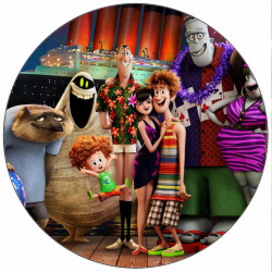 Jedlý papír Hotel Transylvania výletní loď 19,5 cm