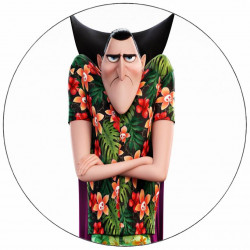 Jedlý papír Hotel Transylvania Drákula v letní košili 19,5 cm