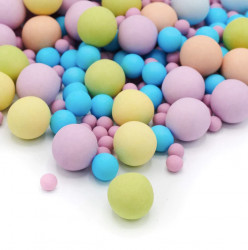 Zdobení choco kuličky XL, bubble gum 160g - Happy Sprinkles