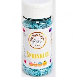 4Cake Cukrové sněhové vločky modré perleťové (60 g) Besky edice