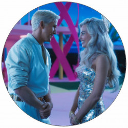 Jedlý papír Barbie a Ken 19,5 cm