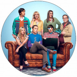 Jedlý papír The big bang theory - Teorie velkého třesku parta 19,5 cm