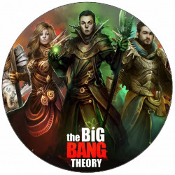 Jedlý papír The big bang theory - Teorie velkého třesku animace 19,5 cm