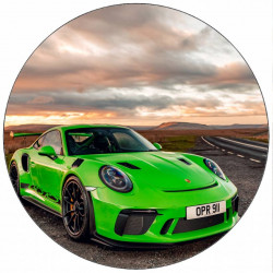 Jedlý papír Porsche 911 19,5 cm