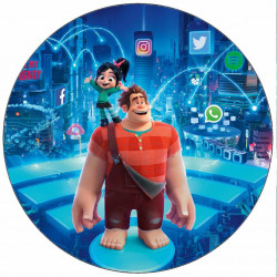 Jedlý papír Raubíř Ralph ve městě 19,5 cm