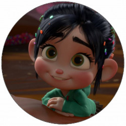 Jedlý papír Raubíř Ralph - Vanilopka 19,5 cm