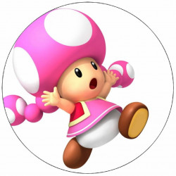 Jedlý papír Super Mario Toadette 19,5 cm